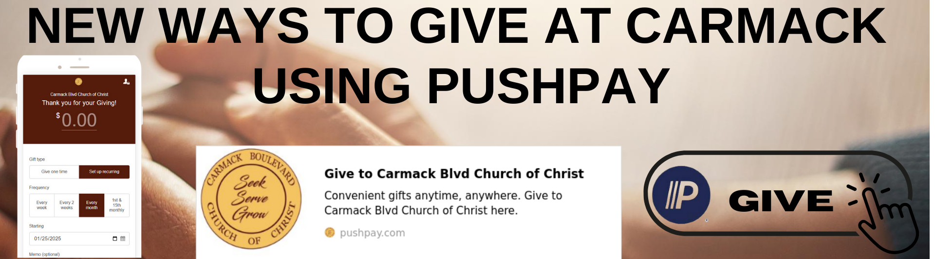 New Ways To Give